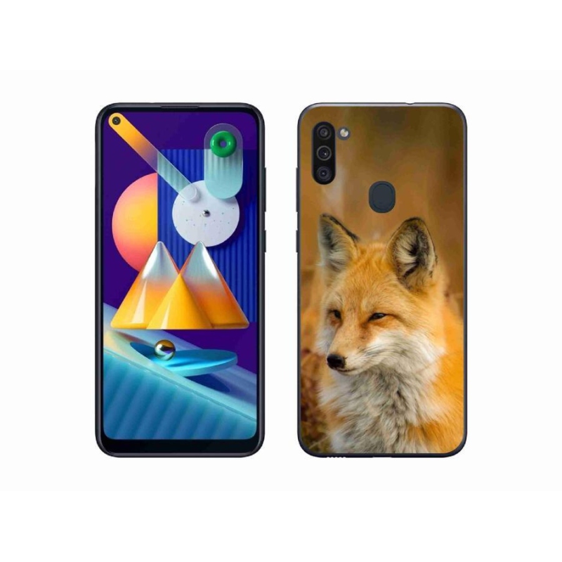 Gél védőhuzat mmCase Samsung Galaxy M11 készülékhez - róka