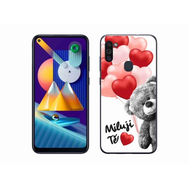 Gél borítás mmCase Samsung Galaxy M11 - I love you - Szeretem téged