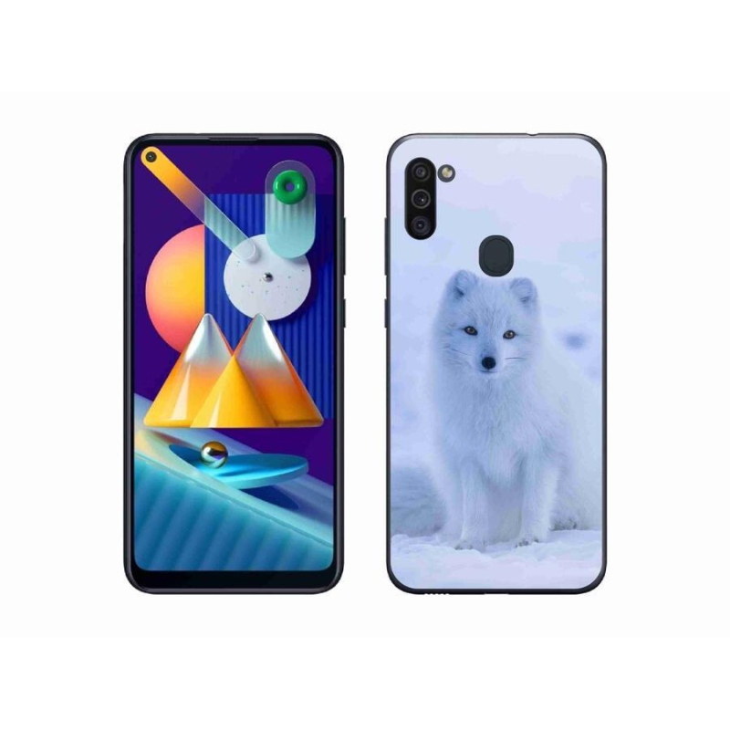 Gél védőhuzat mmCase Samsung Galaxy M11 készülékhez - polár róka