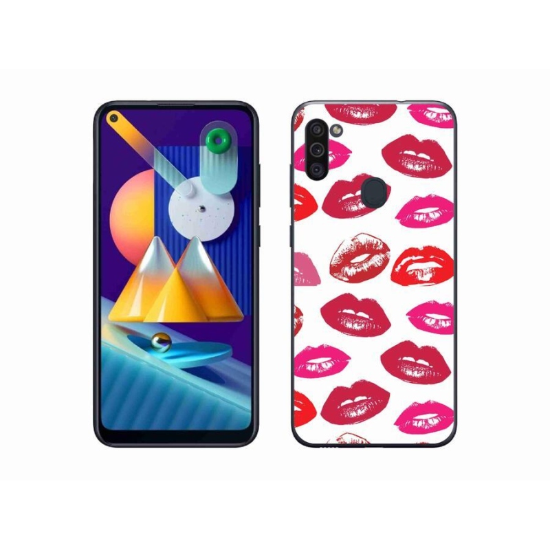 Zselés borítás mmCase Samsung Galaxy M11 - ajkakhoz