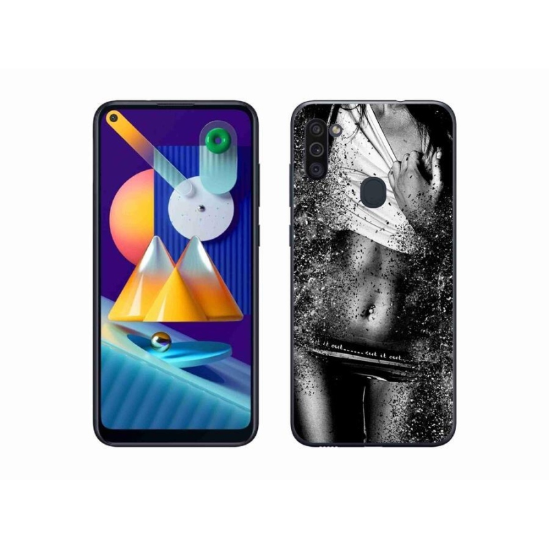 Gél borító mmCase Samsung Galaxy M11 - szexi nő 1