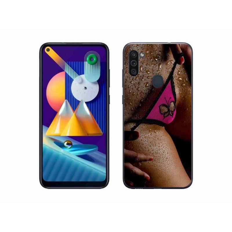 Gél borítás mmCase Samsung Galaxy M11 készülékhez - szexi nő
