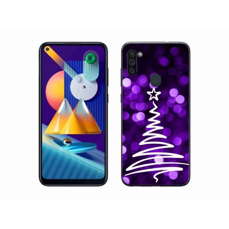 Zselés borítás mmCase Samsung Galaxy M11 - fa