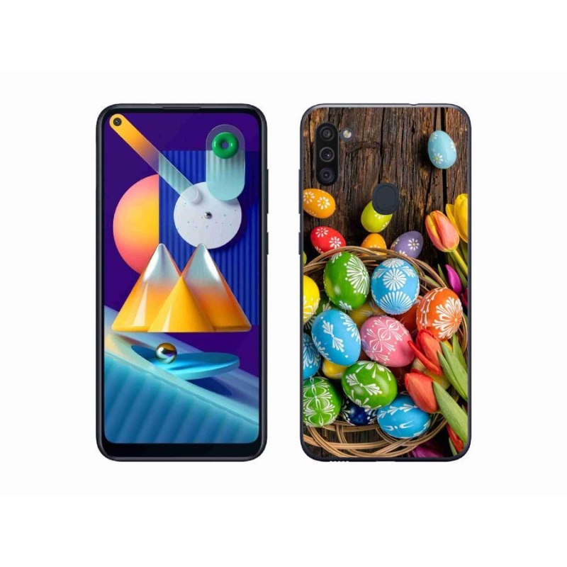 Gél borítás mmCase Samsung Galaxy M11 készülékhez - Húsvéti tojás