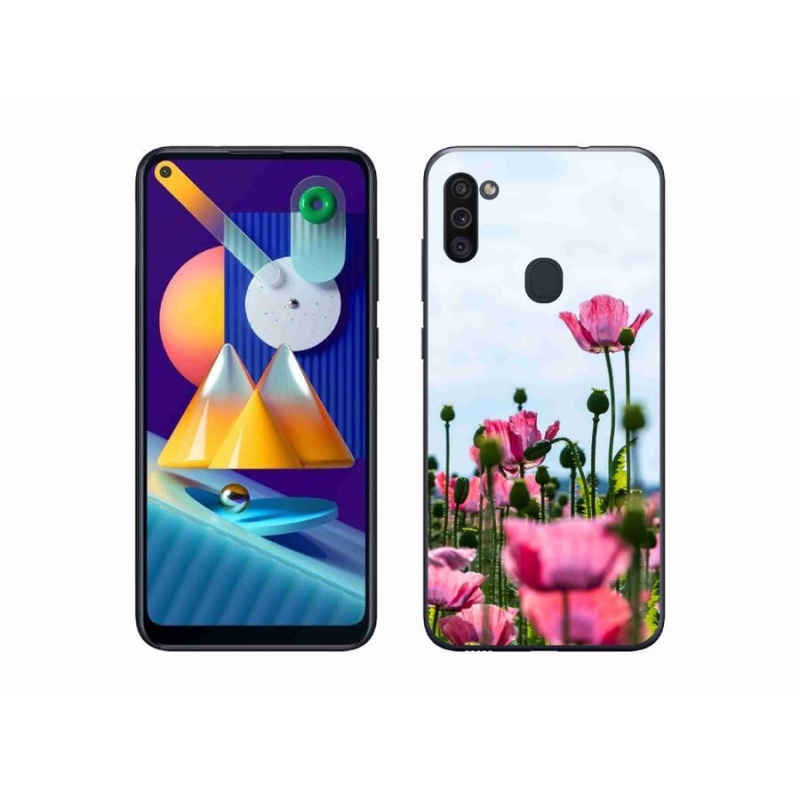 Gél védőhuzat mmCase Samsung Galaxy M11 készülékhez - mákos színű