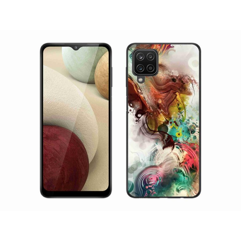 Zselés borítás mmCase Samsung Galaxy M12 készülékhez - absztrakt 1