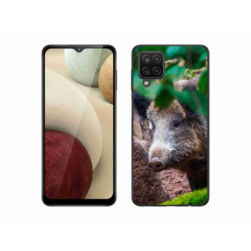 Gél borítás mmCase Samsung Galaxy M12 készülékhez - vaddisznó