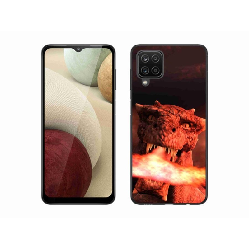 Gél védőhuzat mmCase Samsung Galaxy M12 - sárkány