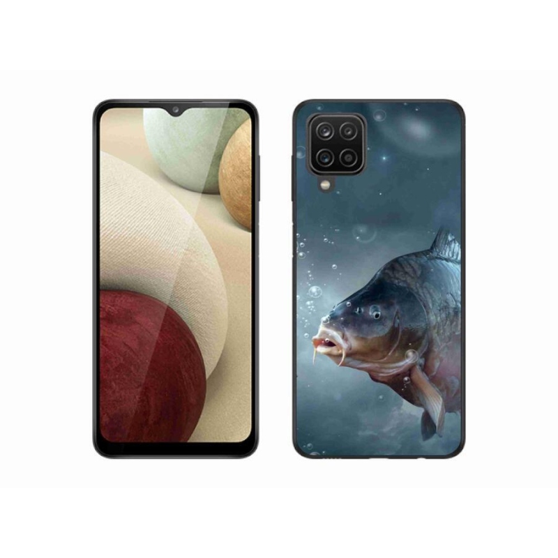 Gél borítás mmCase Samsung Galaxy M12 - ponty és buborékok