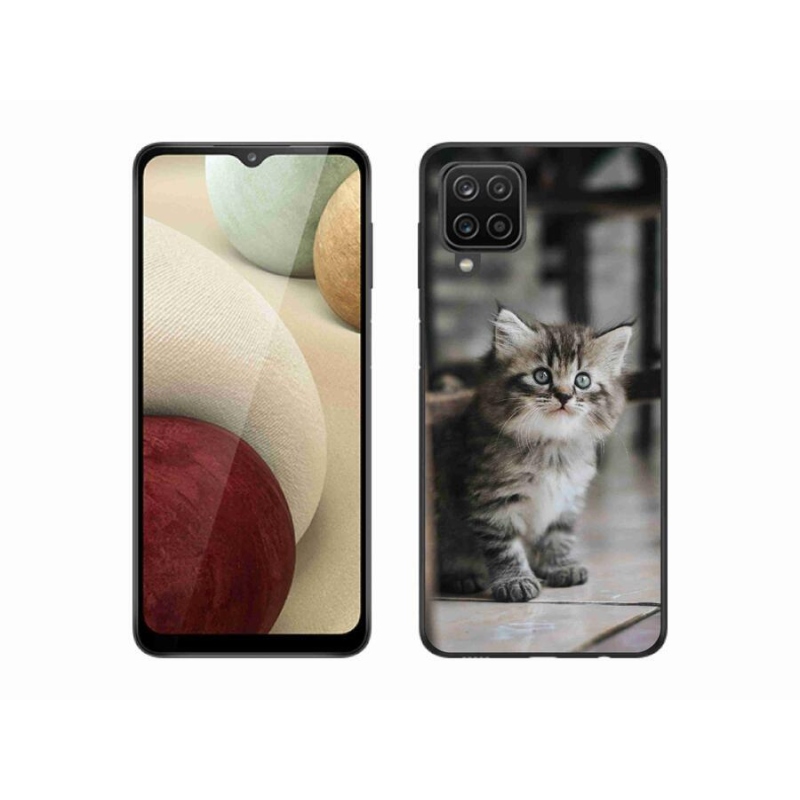 Zselés borítás mmCase Samsung Galaxy M12 készülékhez - cica