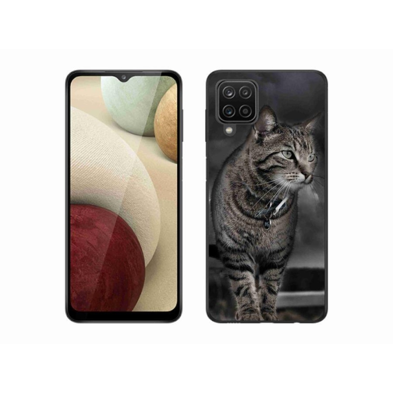 Zselés borítás mmCase Samsung Galaxy M12 - macska