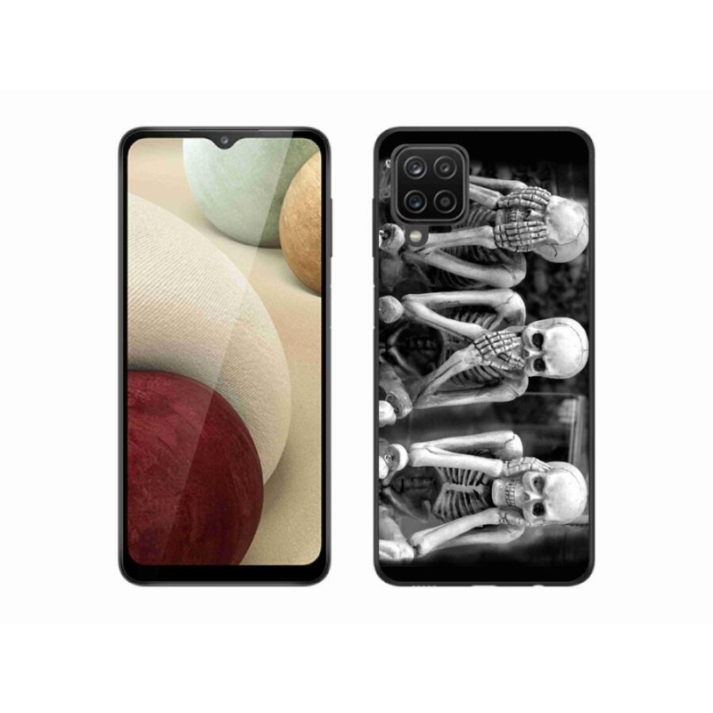 Zselés borítás mmCase Samsung Galaxy M12 - csontvázakhoz