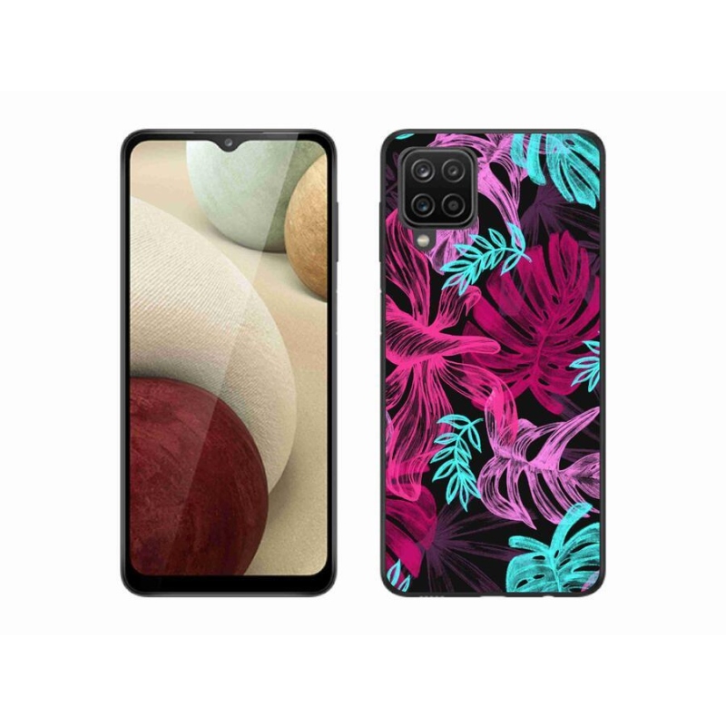 Zselés borítás mmCase Samsung Galaxy M12 - virágok 1