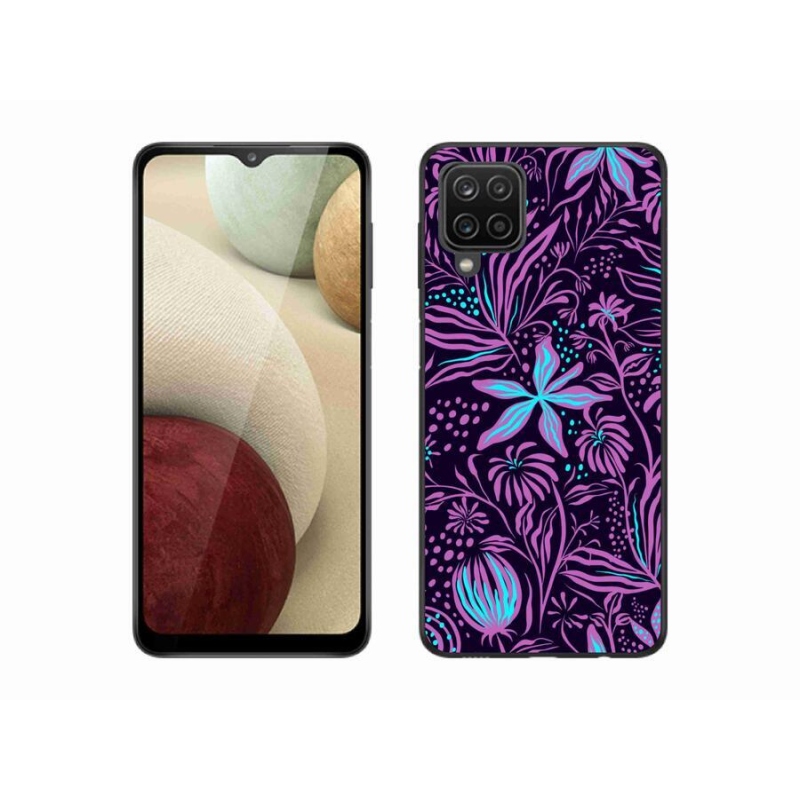 Zselés borítás mmCase Samsung Galaxy M12 - virágok 2