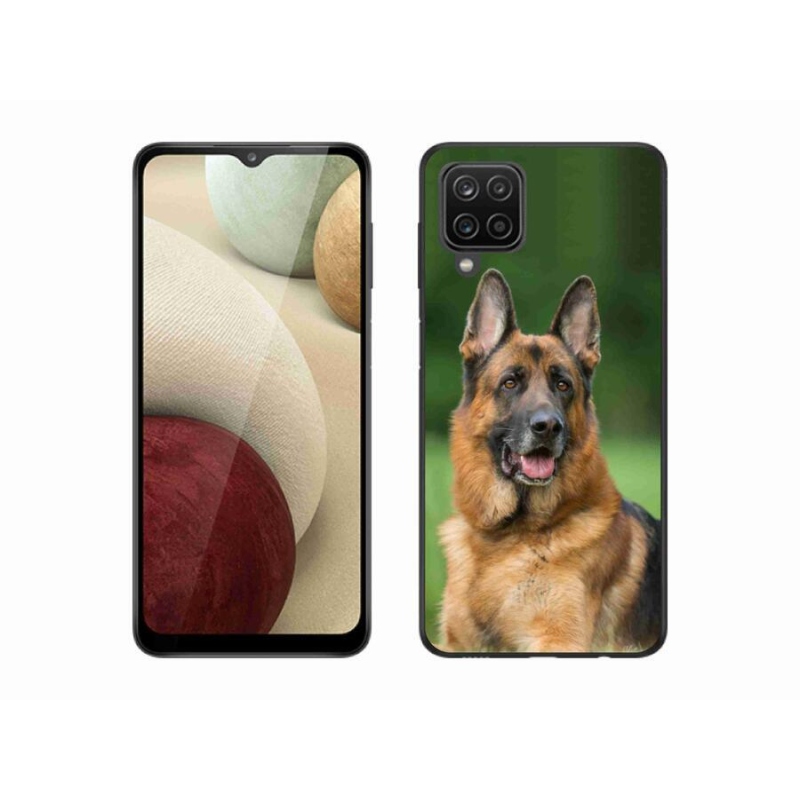 Zselés borítás mmCase Samsung Galaxy M12 - Német juhászkutya számára