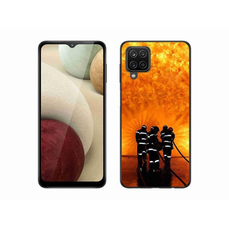 Zselés borítás mmCase Samsung Galaxy M12 készülékhez - tűz