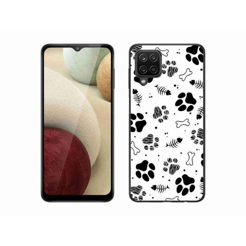 Zselés borítás mmCase Samsung Galaxy M12 - kutyamancsok 1