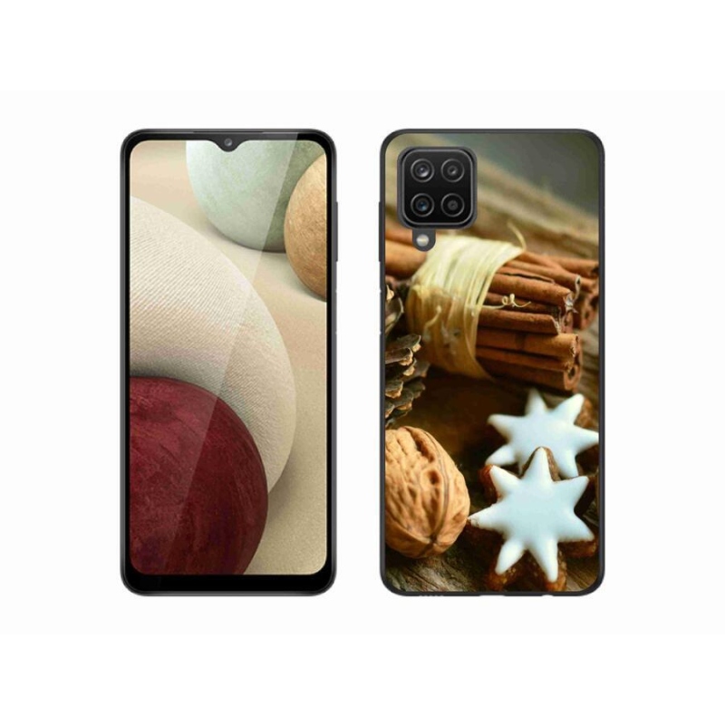 Gél borítás mmCase Samsung Galaxy M12 - fahéj és mézeskalács - Samsung Galaxy M12 - fahéj és mézeskalács