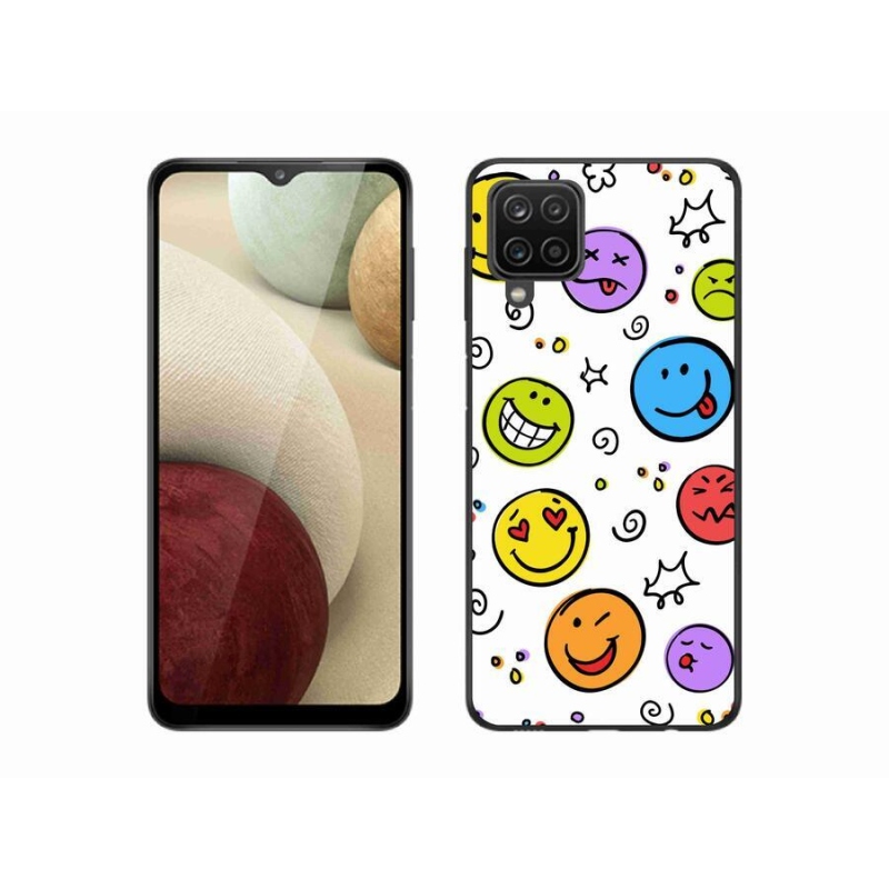 Gél borítás mmCase Samsung Galaxy M12 készülékhez - smiley-k