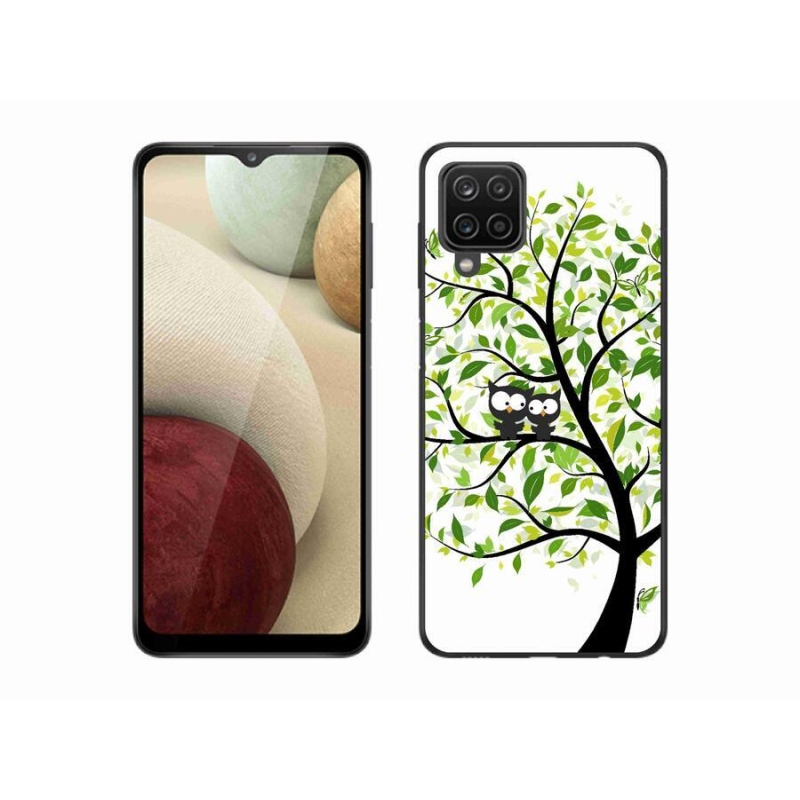 Zselés borítás mmCase Samsung Galaxy M12 készülékhez - baglyok a fán