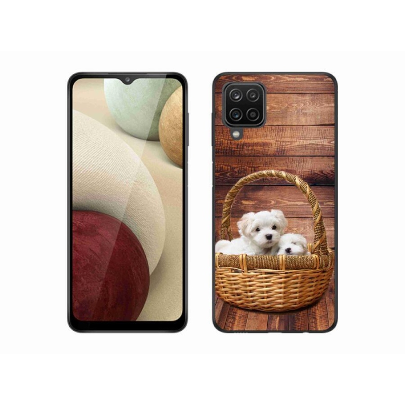 Zselés borítás mmCase Samsung Galaxy M12 - kölyökkutyákhoz