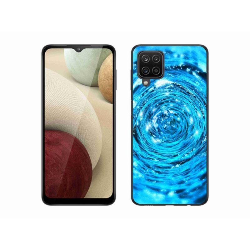 Gél borítás mmCase Samsung Galaxy M12 - vízörvény - Samsung Galaxy M12 tok