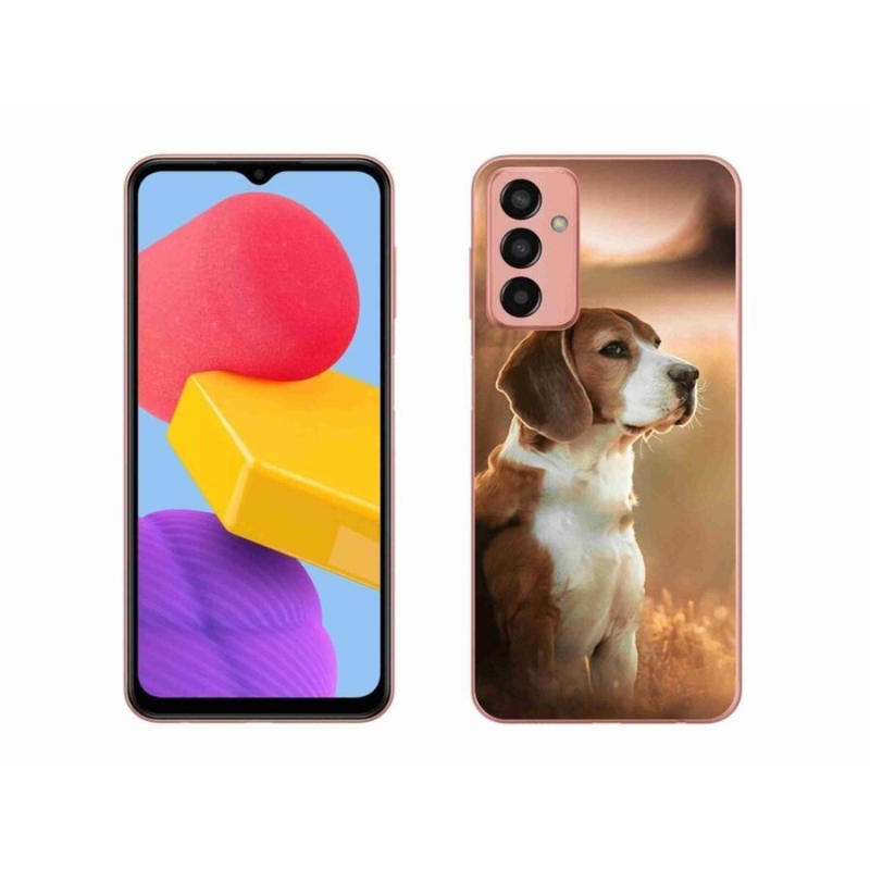 Gél védőhuzat mmCase Samsung Galaxy M13 készülékhez - bézs színű