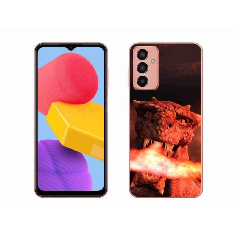 Zselés borítás mmCase Samsung Galaxy M13 készülékhez - sárkány