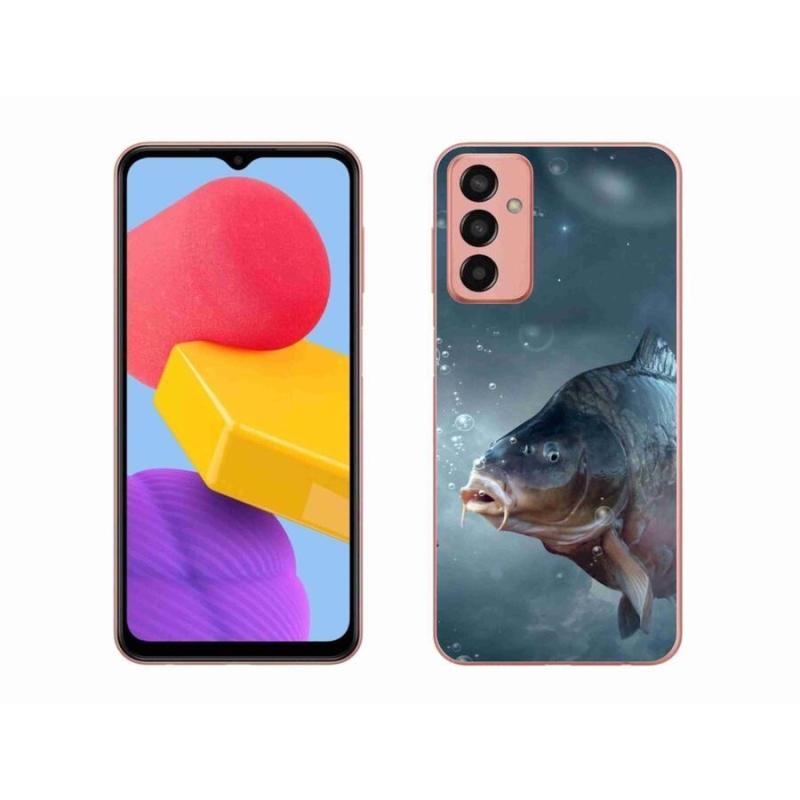 Gél borítás mmCase Samsung Galaxy M13 készülékhez - ponty és buborékok