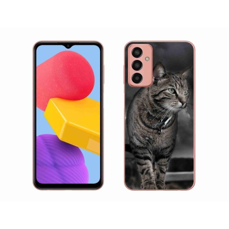 Zselés borítás mmCase Samsung Galaxy M13 készülékhez - macska