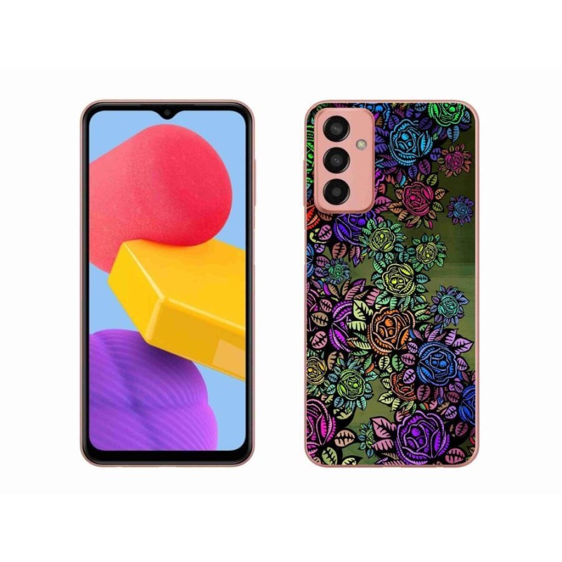 Gél borítás mmCase mobil Samsung Galaxy M13 - virágok 6