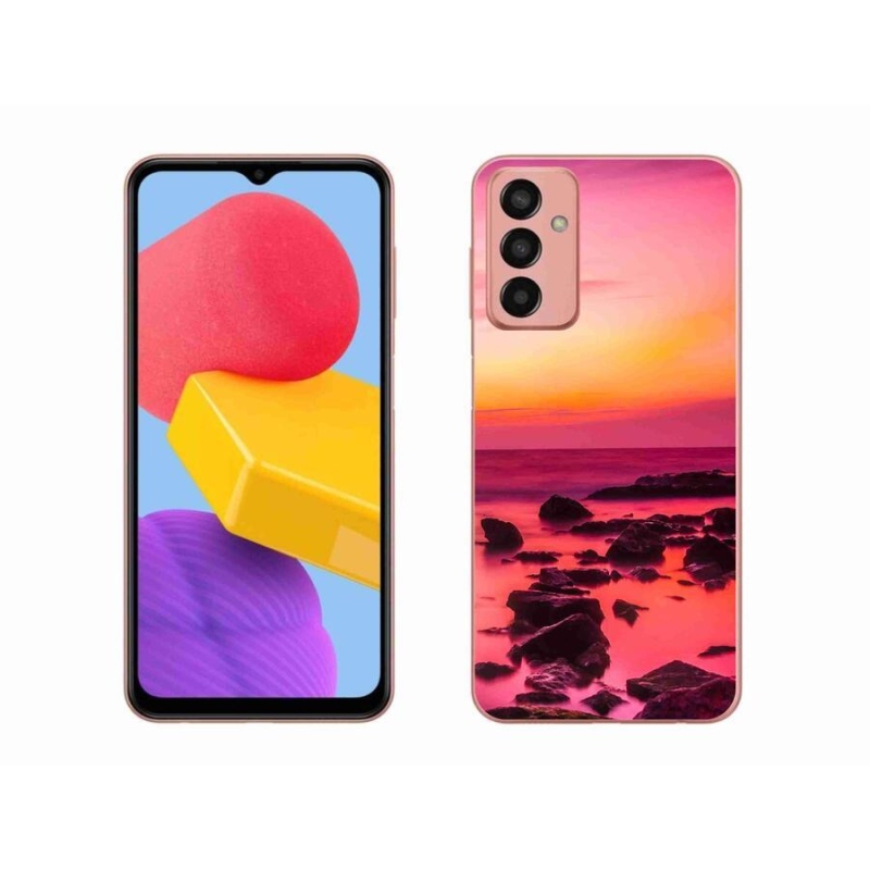 Gél borítás mmCase Samsung Galaxy M13 - tenger és világítás