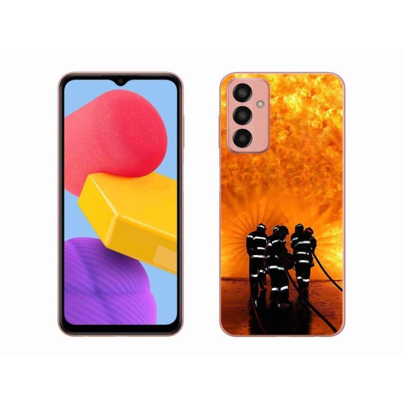 Gél borítás mmCase Samsung Galaxy M13 készülékhez - tűz
