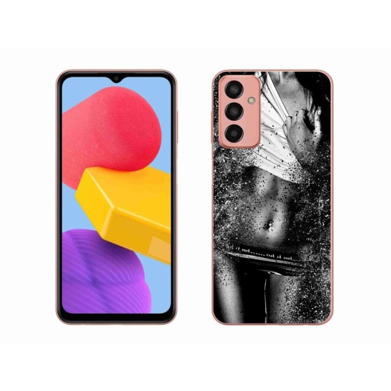 Gél borító mmCase mobil Samsung Galaxy M13 - szexi nő 1