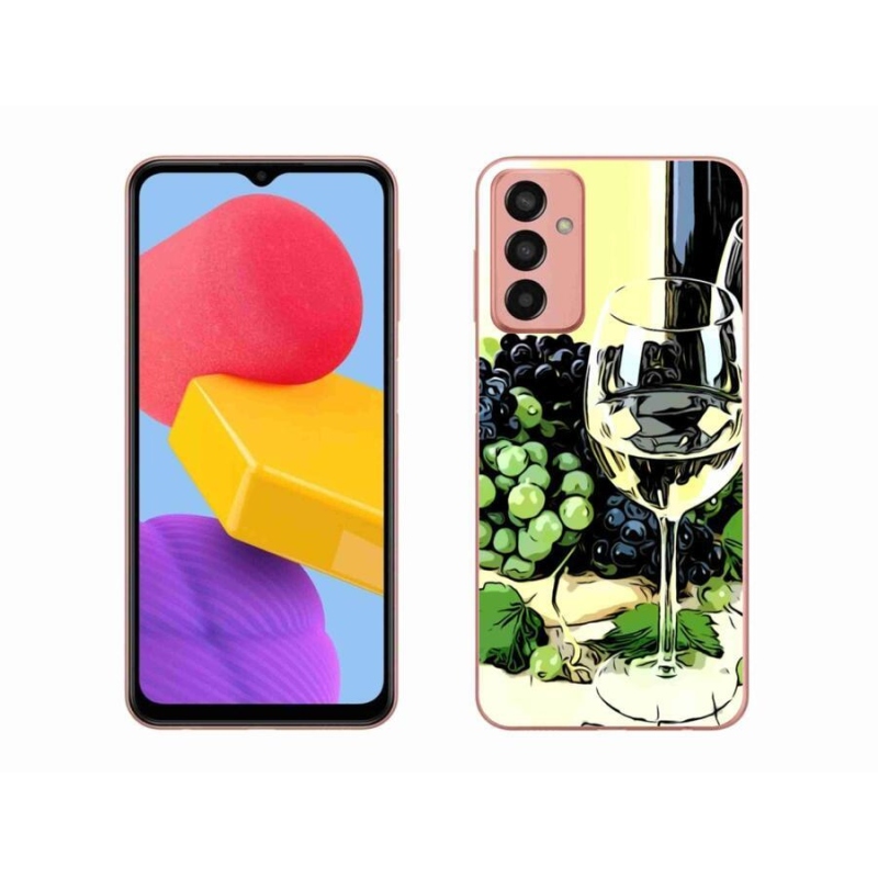 Gél borítás mmCase Samsung Galaxy M13 készülékhez - pohár bor