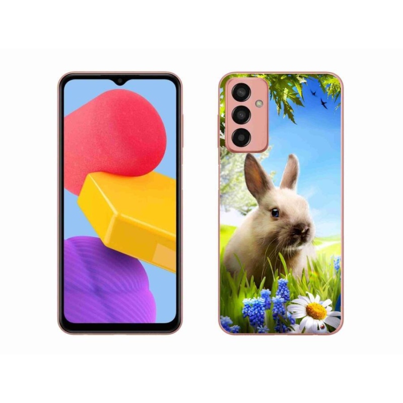 Zselés borítás mmCase Samsung Galaxy M13 készülékhez - nyuszi