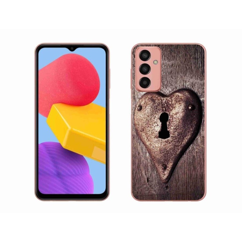 Gél borító mmCase Samsung Galaxy M13 készülékhez - szív alakú zár