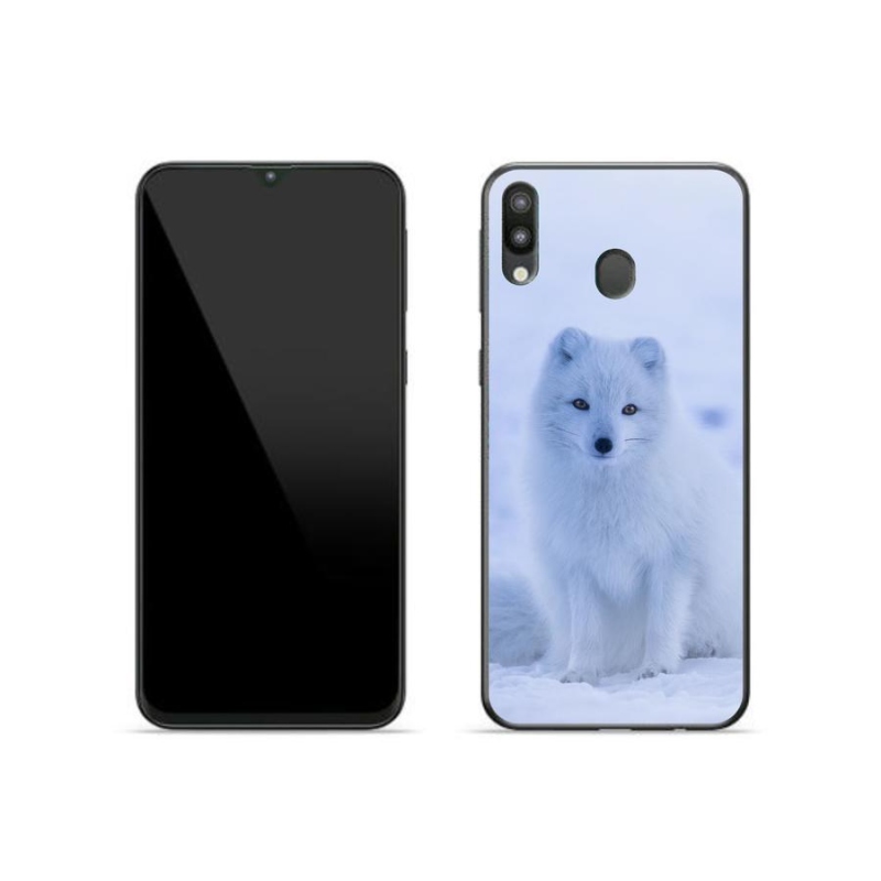 Zselés borítás mmCase Samsung Galaxy M20 készülékhez - polár róka