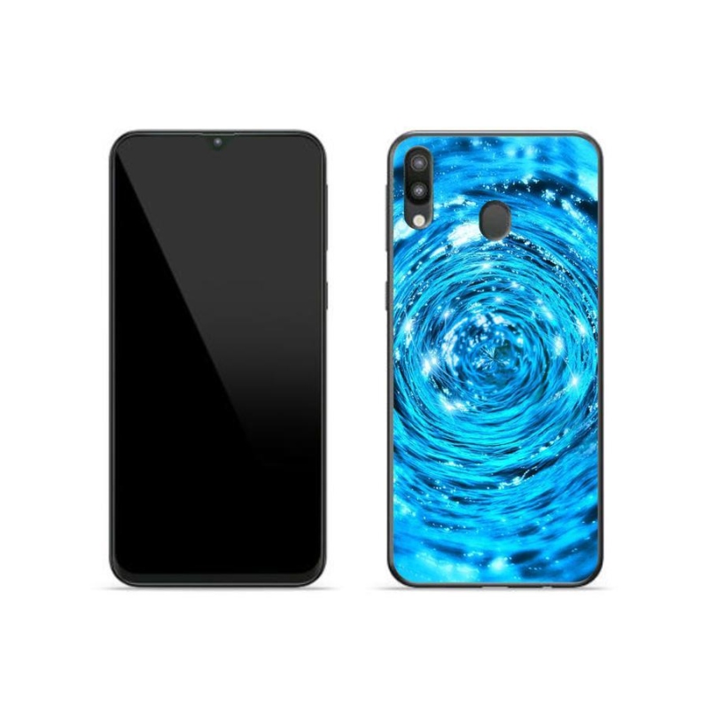Gél borítás mmCase Samsung Galaxy M20 készülékhez - water vortex