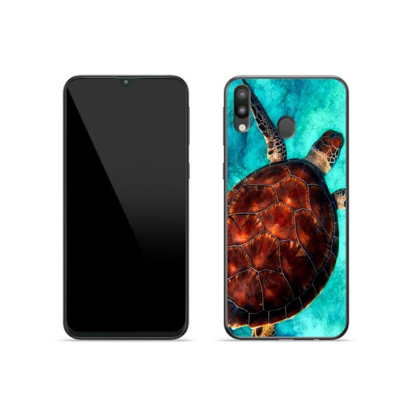 Gél védőhuzat mmCase Samsung Galaxy M20 készülékhez - teknősbéka