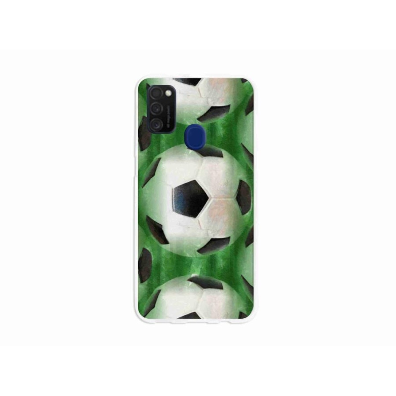 Gél borítás mmCase Samsung Galaxy M21 - focilabda
