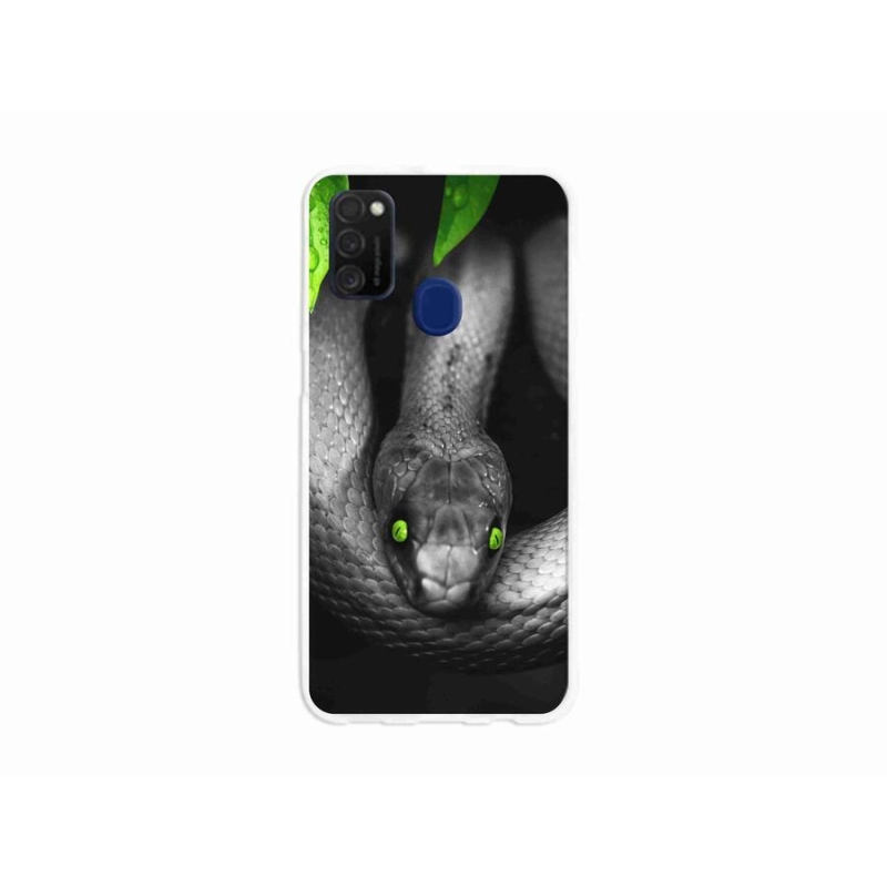 Zselés borítás mmCase Samsung Galaxy M21 - kígyó