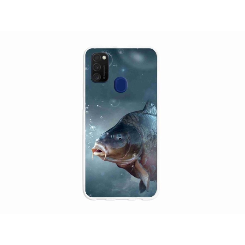 Gél borítás mmCase Samsung Galaxy M21 - ponty és buborékok