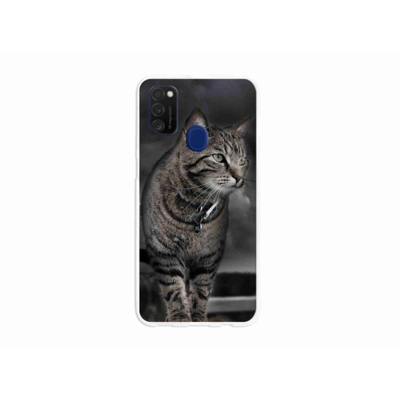 Zselés borítás mmCase Samsung Galaxy M21 - macska