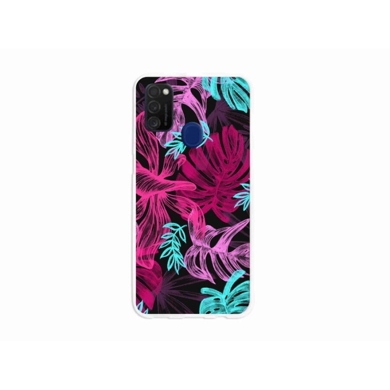 Gél borító mmCase mobiltelefonhoz Samsung Galaxy M21 - virágok 1