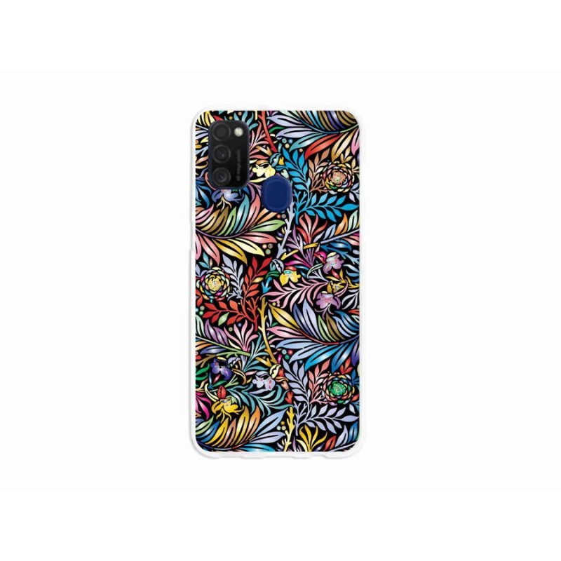 Gél borító mmCase mobiltelefonhoz Samsung Galaxy M21 - virágok 5