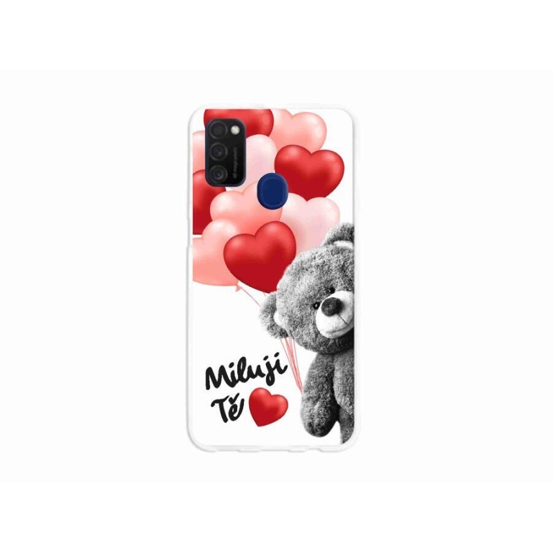 Gél borító mmCase Samsung Galaxy M21 - I love you - szeretlek