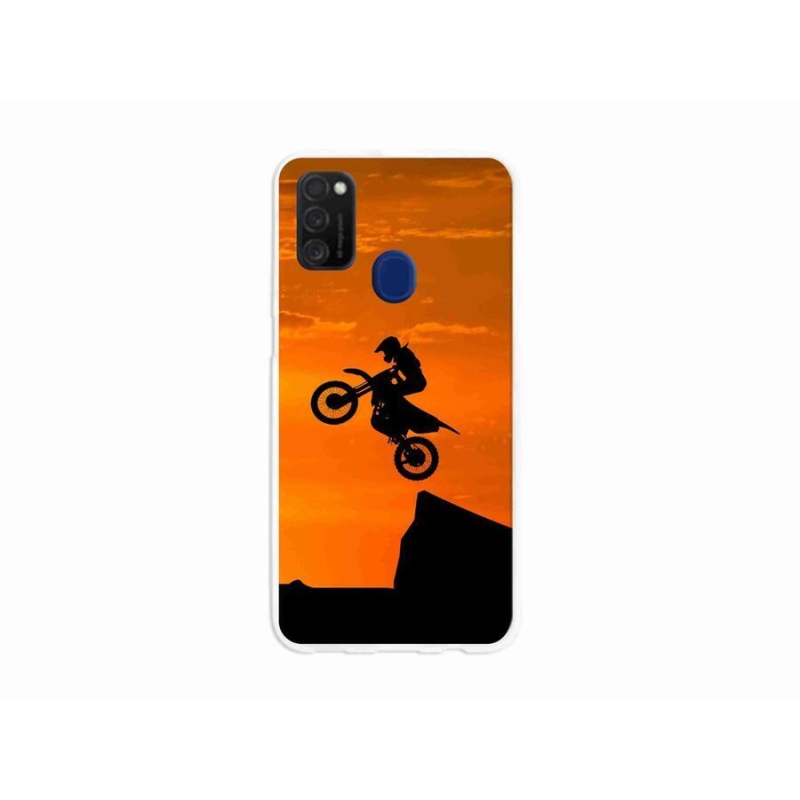 Gél borítás mmCase Samsung Galaxy M21 - motocross