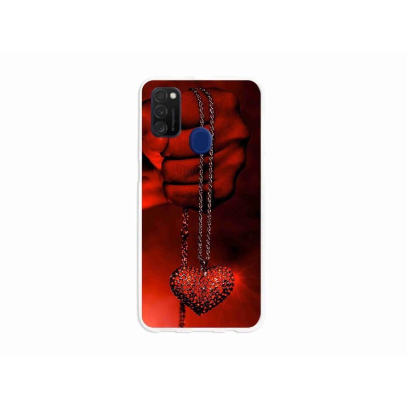 Gél borítás mmCase Samsung Galaxy M21 - nyaklánchoz