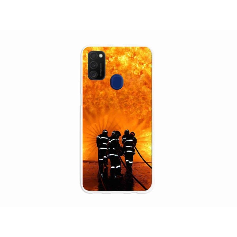 Gél borítás mmCase Samsung Galaxy M21 - tűz